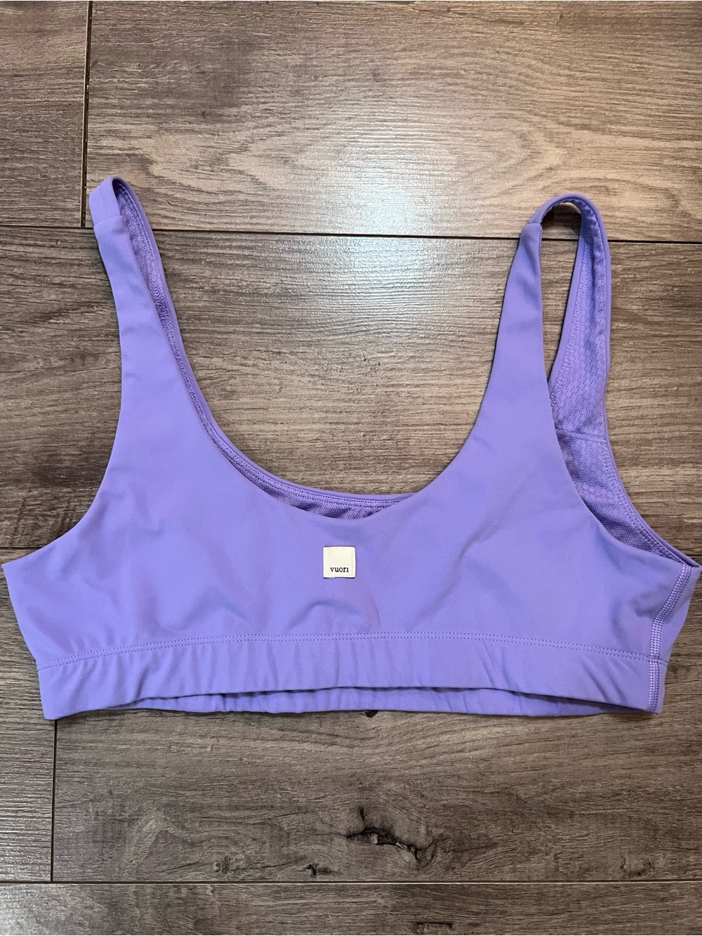 Vuori Lavender Scoop Sports Bra - Light Purple Support